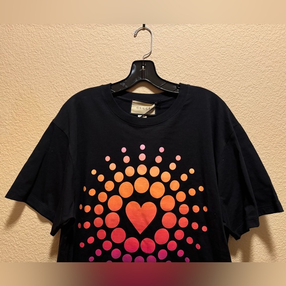 New Authentic Gucci Love Parade Logo Shirt Size L - Picture 6 of 14